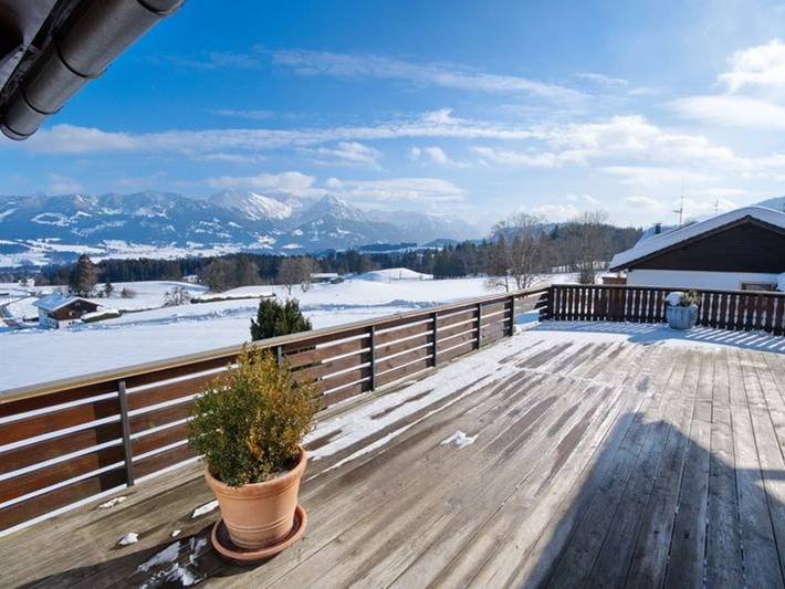 Ferienwohnung für 3 Personen, mit Garten und Balkon in Bolsterlang
