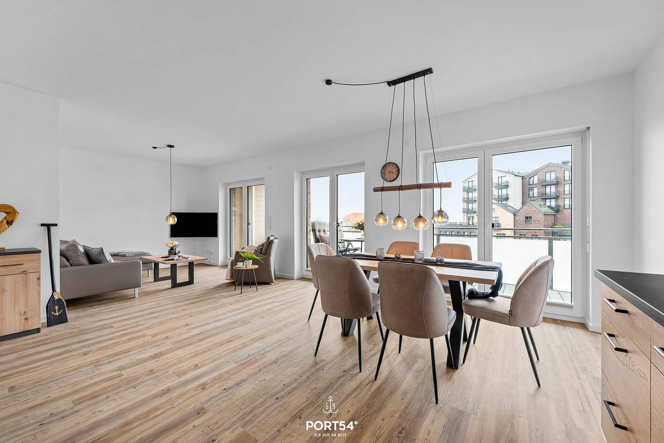 Ganze Wohnung, Ferienwohnung Waterkant Büsum direkt am Strand mit Meerblick über den Hafen in Hafen Büsum, Büsum