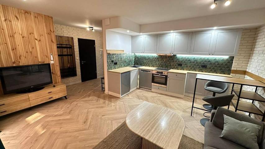 Apartament wakacyjny dla 3 osób, z Balkon i Taras oraz Ogród i Widok w Gniezno