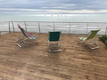 Gîte pour 8 personnes, avec jardin et vue, adapté aux familles dans Pirou-Plage