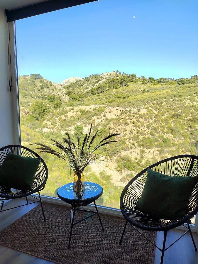 Maison de campagne pour 4 personnes, avec piscine et vue ainsi que bassin pour enfant et jardin, animaux acceptés à Fortuna - 4