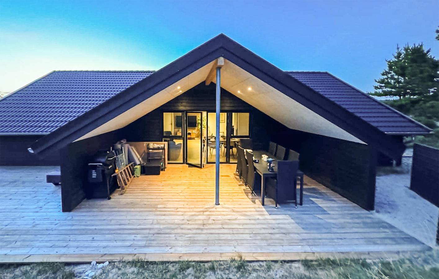Ferienhaus für 8 Personen mit Sauna in Henne, Filsø See