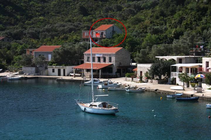 Apartamento inteiro, Apartamento de tres habitaciones en la playa Prozurska Luka, Mljet A-4939-a in Mljet