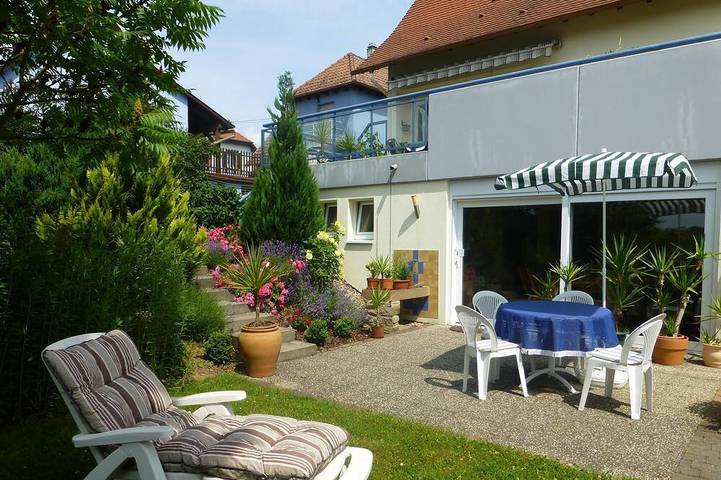 Appartement de vacances pour 4 personnes, avec Terrasse et Jardin