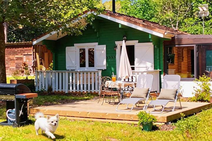 Chalet für 4 Personen, mit Garten und Pool - 1