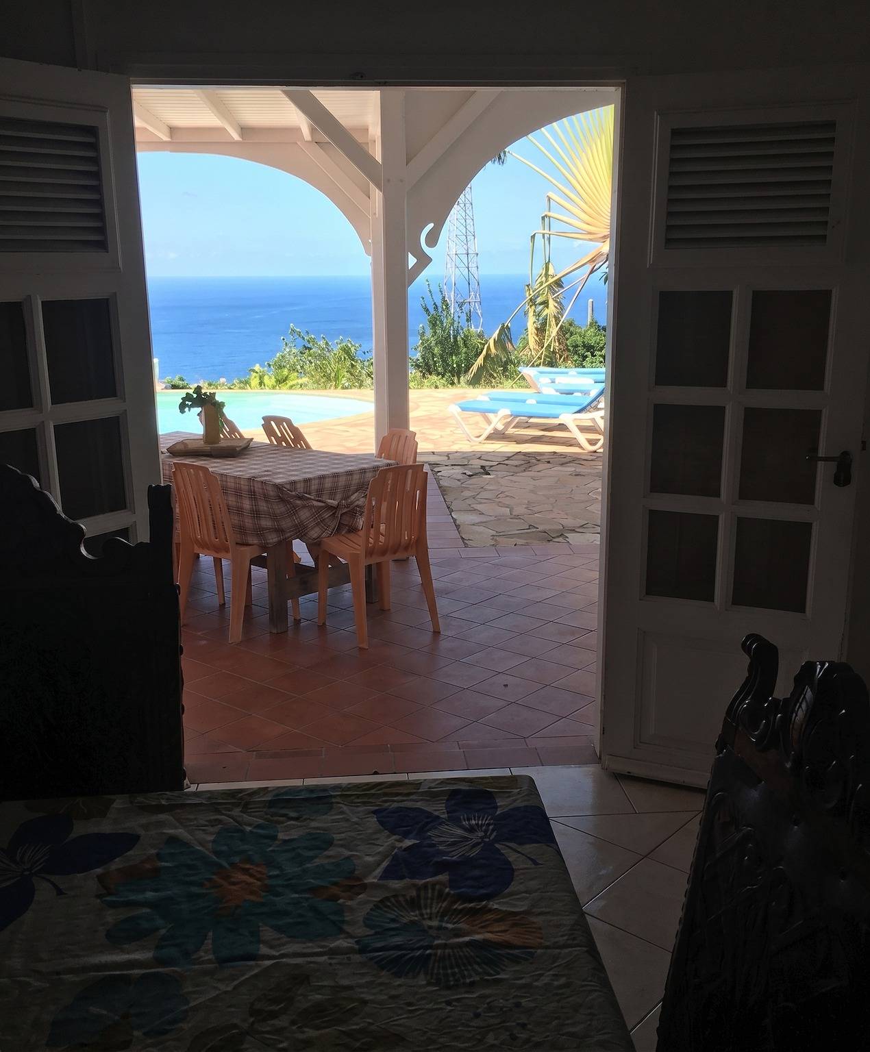 Bezaubernde Villa mit Meerblick und Pool in Le Carbet in Le Carbet, Martinique