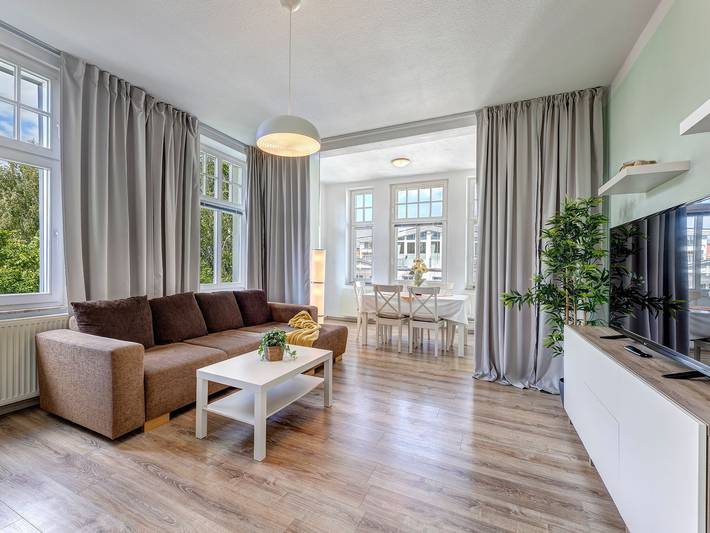 Ferienwohnung für 6 Personen, mit Balkon in Bansin