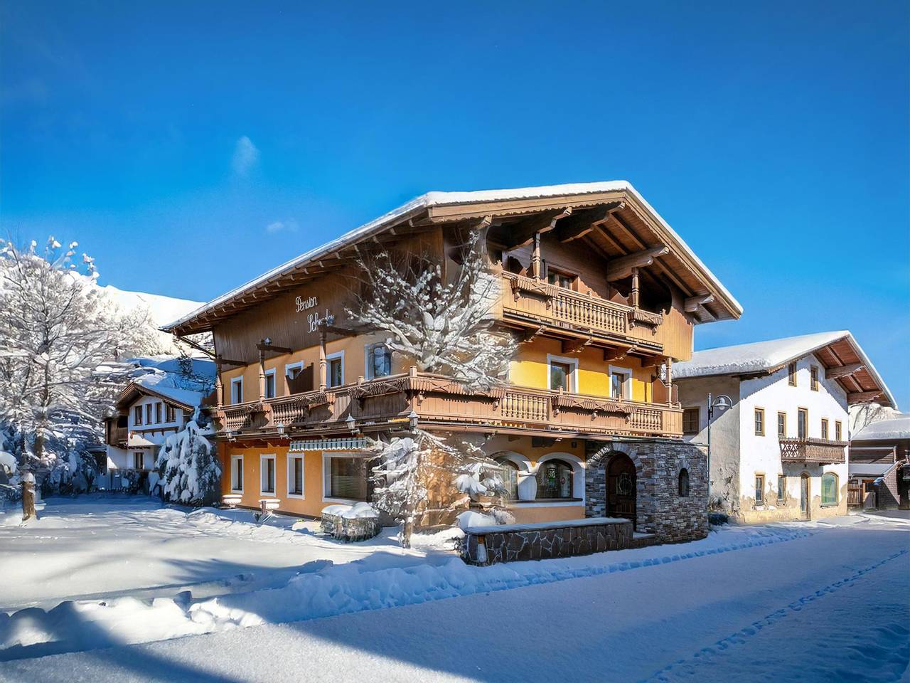 Centraal gastenverblijf, 270m naar skibus in Kirchberg in Tirol, Kaisergebirge