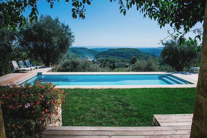 Villa pour 8 personnes, avec jardin ainsi que terrasse et jacuzzi à Tourrettes-sur-Loup - 3