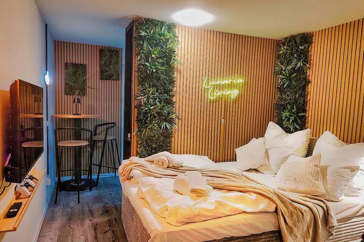 Ganze Wohnung, Lunaria Living - Studio - Ambilight-Tv - Retro-Konsole -Parkplatz  & Vw-Tor 17 in Wolfsburg, Braunschweig und Umgebung