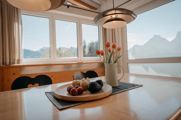 Ferienwohnung für 4 Personen, mit Balkon und Sauna in Bolsterlang