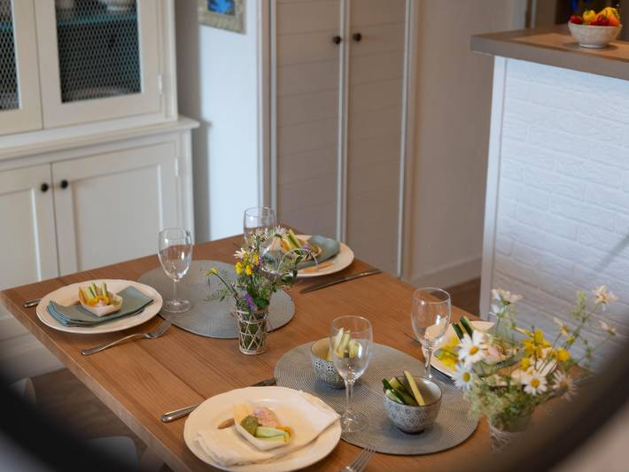 Gîte pour 6 personnes, avec piscine ainsi que balcon et sauna, adapté aux familles à Houlgate - 3