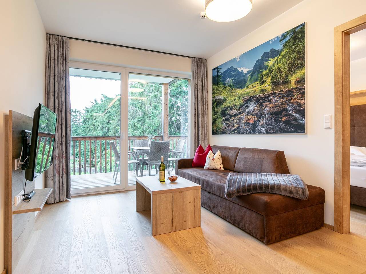 Ganze Wohnung, Stilvolle Wohnung mit Süd-West-Balkon in Haus, Schladming-Dachstein