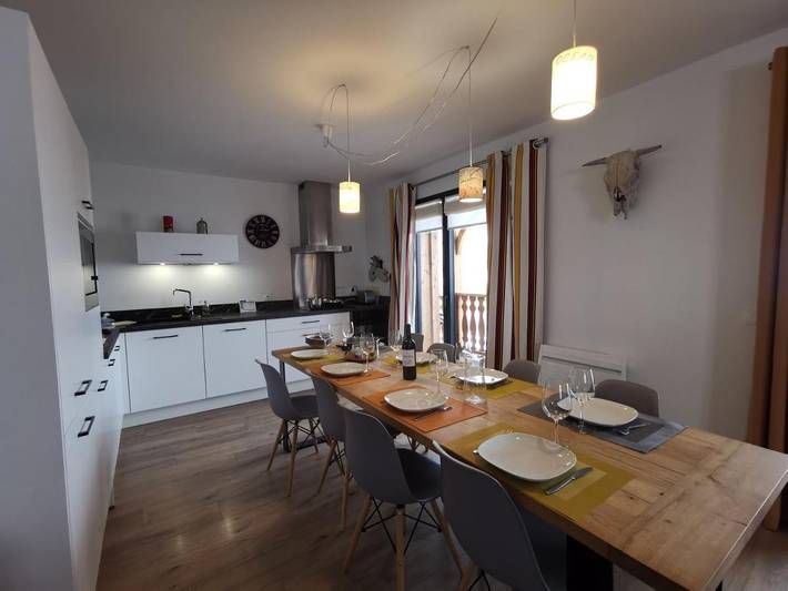 Chalet pour 10 personnes, avec balcon et vue dans La Mongie - 3