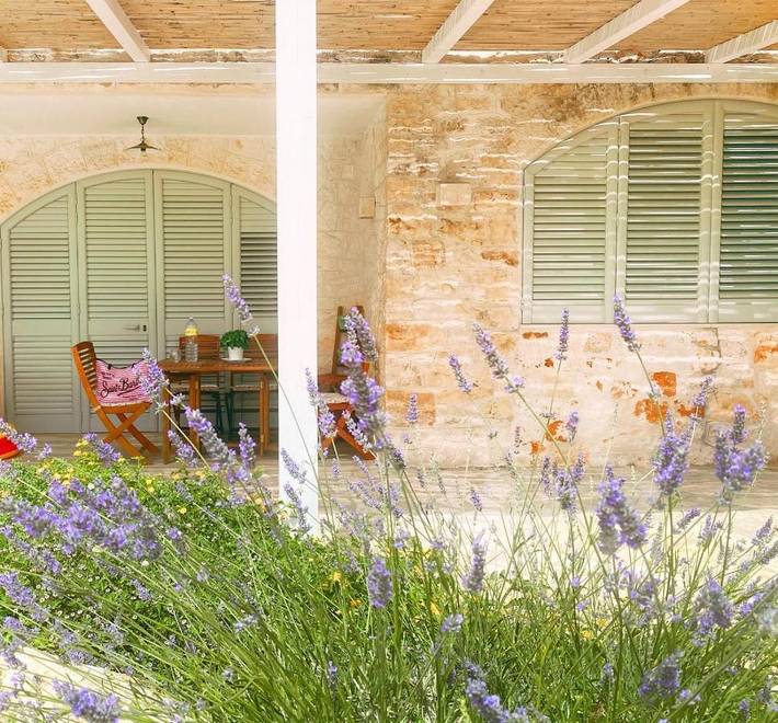 Location de vacances pour 4 personnes, avec piscine ainsi que vue et jardin, adapté aux familles à Selva di Fasano - 4