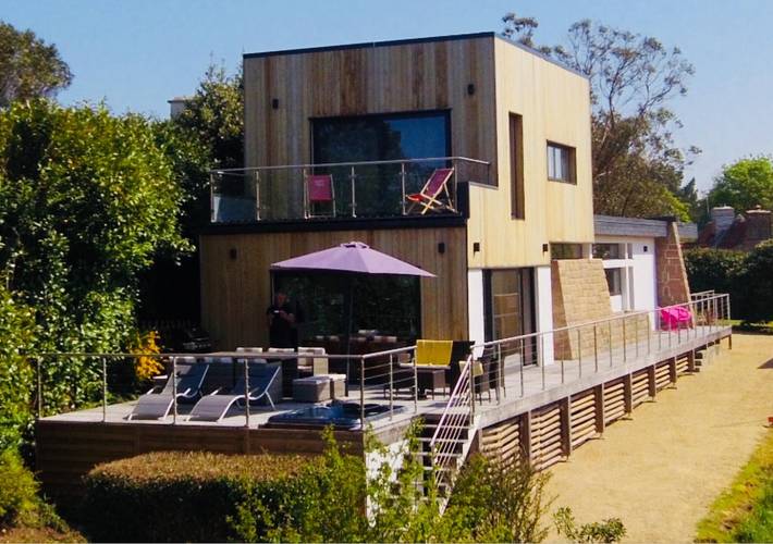 Gîte pour 9 personnes, avec jardin et sauna ainsi que jacuzzi et terrasse à Trébeurden - 2