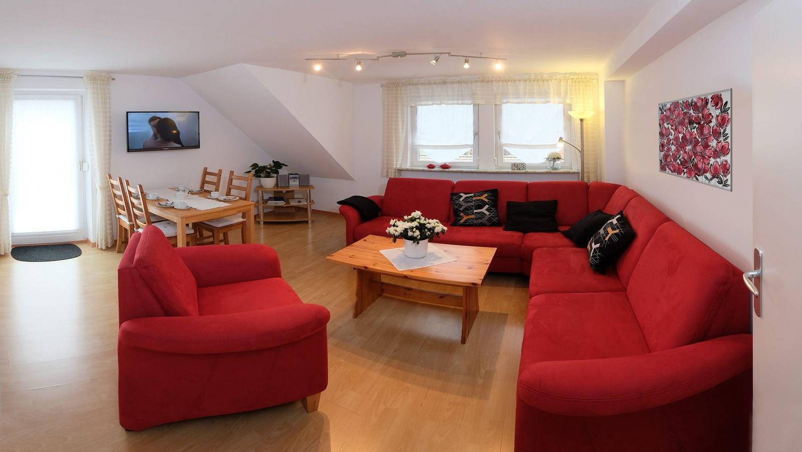 Apartamento vacacional entero, Piso de vacaciones con balcón in Badenhausen, Bad Grund