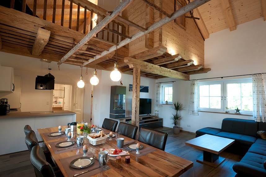 Ganze Ferienwohnung, Ferienwohnungen Alpenblick am Chiemsee - Ferienwohnung "Franz",97qm, 2 sep. Schlafzimmer in Übersee, Chiemsee