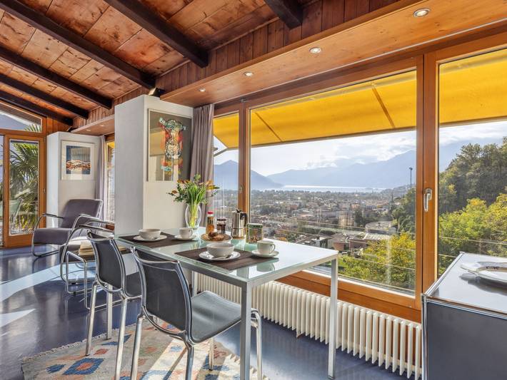 Ferienwohnung für 2 Personen, mit Balkon und Garten sowie Seeblick am Lago Maggiore (Schweiz) - 2