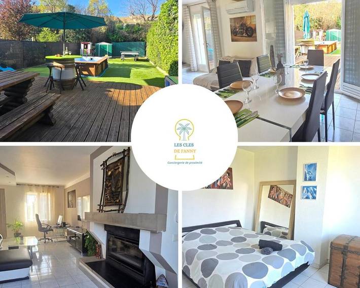 Chalet para 11 personas, con jardín y piscina - 1