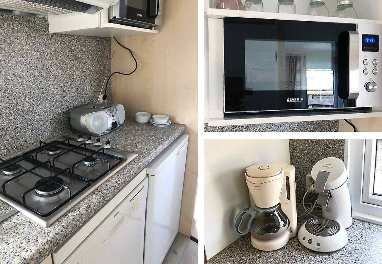 Schönes 6-Personen-Chalet in Tzummarum in der Nähe des Wattenmeeres in Franekeradeel, Niederländische Nordsee