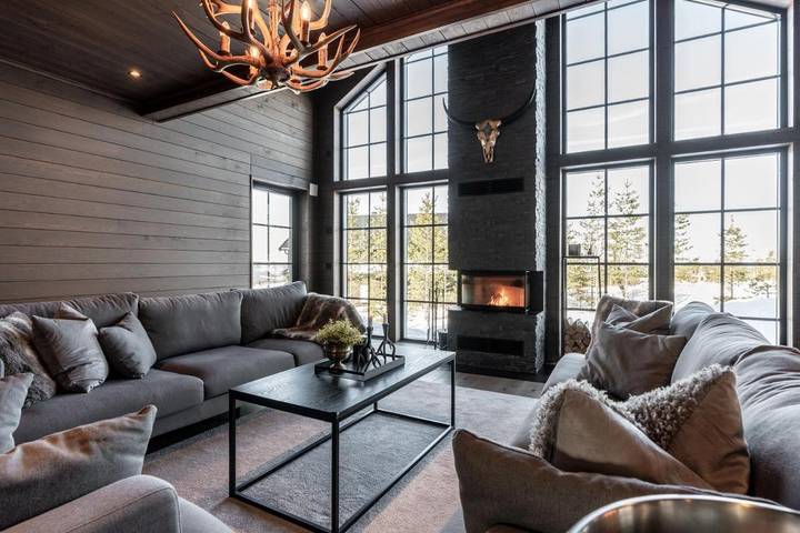 Ferienhaus für 10 Personen, mit Garten und Ausblick sowie Terrasse in Idre - 4