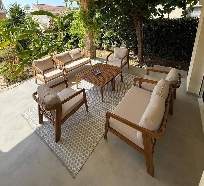 Location de vacances pour 17 personnes, avec vue ainsi que jardin et piscine, animaux acceptés à Sant Carles de la Ràpita - 4