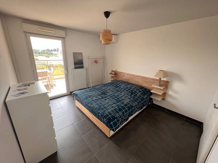 Entire apartment, Apartment 'T2 Muses' with Private Terrace, Wi-Fi and Air Conditioning in Le Crès, Mediterranean Coast (France)