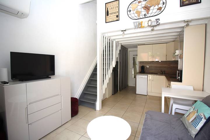 Location de vacances pour 4 personnes, avec terrasse, animaux acceptés à Canet-en-Roussillon - 2