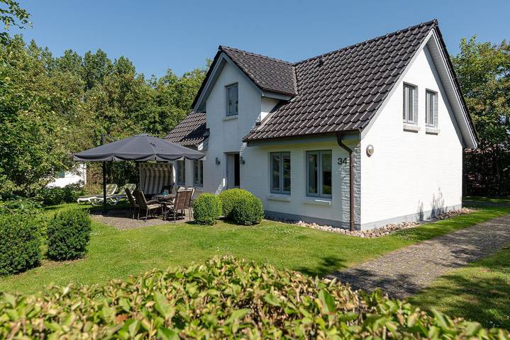 Ferienhaus für 5 Personen, mit Terrasse und Garten sowie Sauna in Nieblum