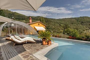 Ferienhaus für 7 Personen, mit Sauna und Garten sowie Whirlpool in Castel San Niccolò