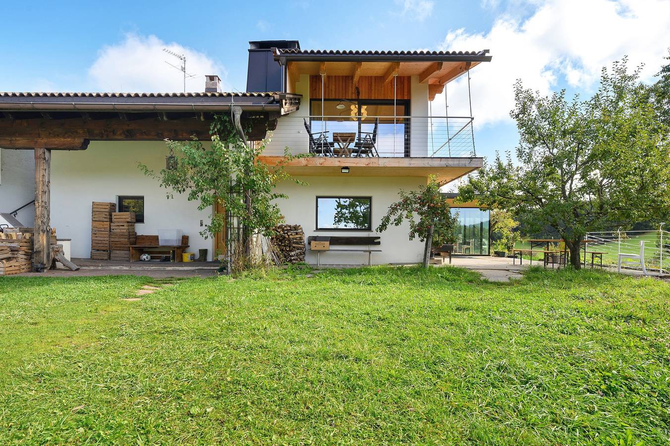 Ganze Wohnung, Apartment 'Kesselmoos' mit Bergblick, Gemeinschaftsgarten und Wlan in Deutschnofen (Bozen), Deutschnofen