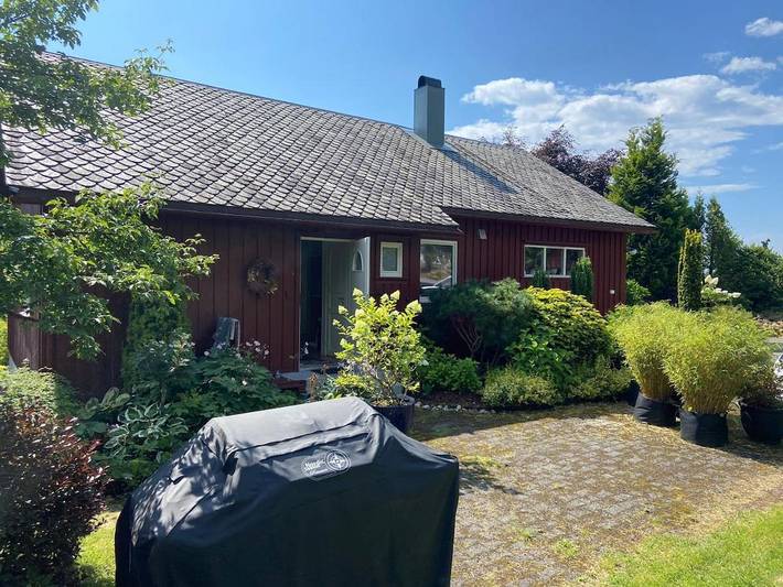 Ferienhaus für 7 Personen, mit Ausblick und Garten, mit Haustier in Strand (Rogaland)
