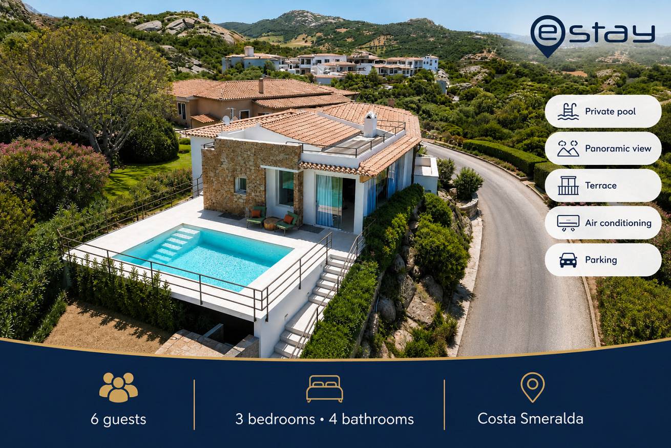 Villa New Pulicinu in Arzachena, Costa Smeralda