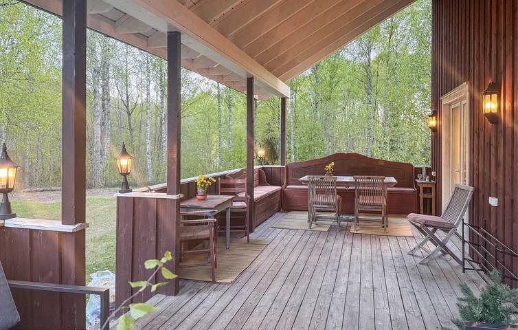 Ferienhaus für 7 Personen mit Terrasse in Sauherad