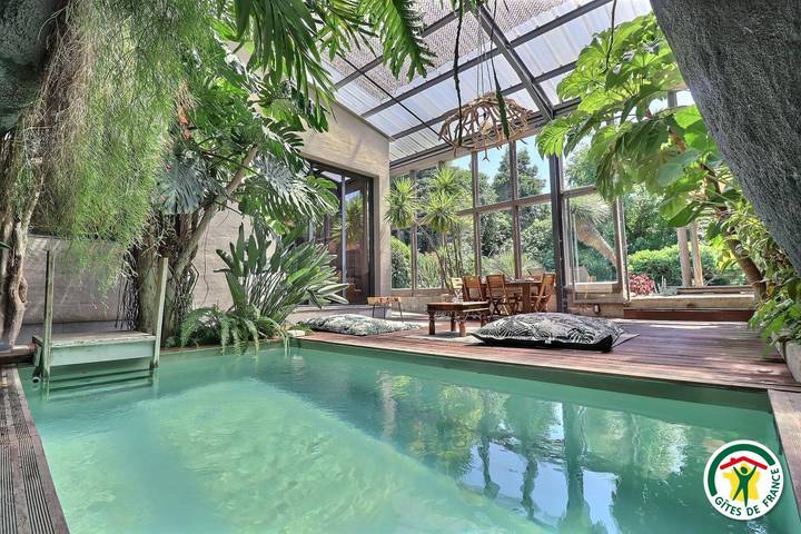 Gîte für 5 Personen, mit Pool und Garten sowie Ausblick - 1