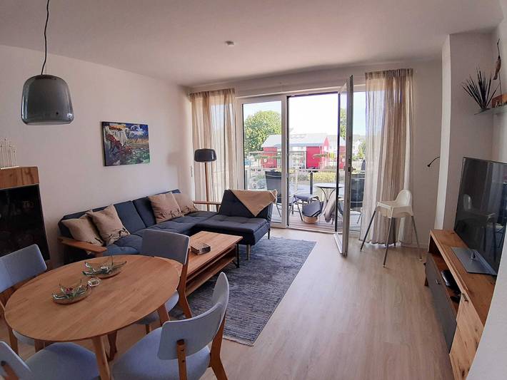 Ferienwohnung für 3 Personen, mit Balkon und Terrasse sowie Sauna in Nord - Rügen - 4