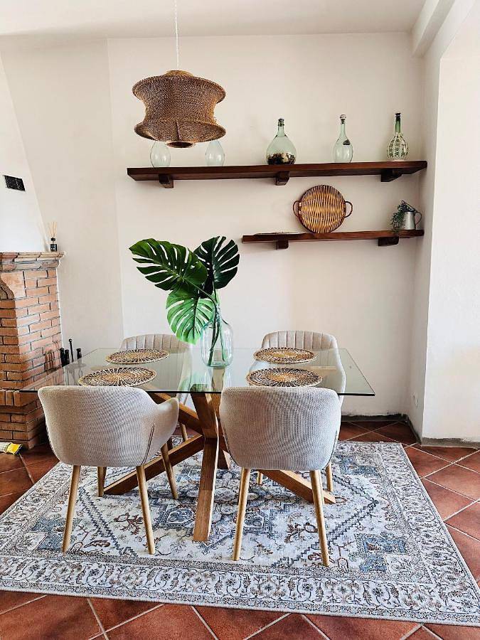 Ferienwohnung für 5 Personen, mit Ausblick und Garten