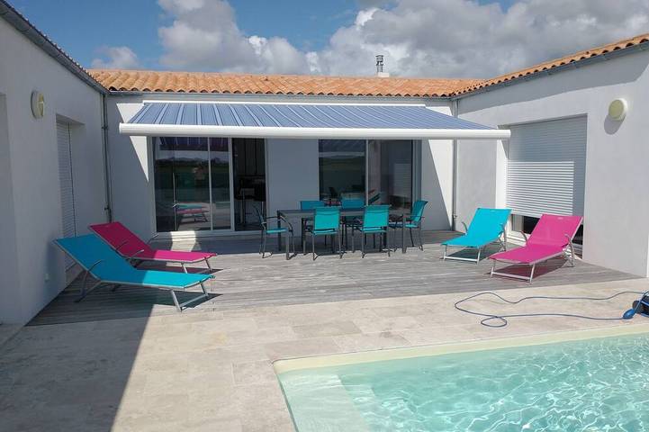 Ferienhaus für 6 Personen, mit Terrasse und Garten