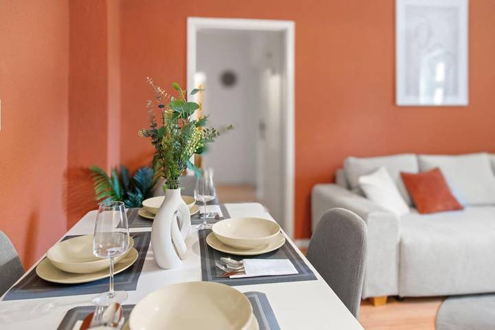 Ferienwohnung für 4 Personen, mit Ausblick in Festung Königstein