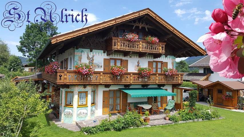 Ferienwohnung für 2 Personen, mit Balkon und Terrasse sowie Ausblick in Krün - 2