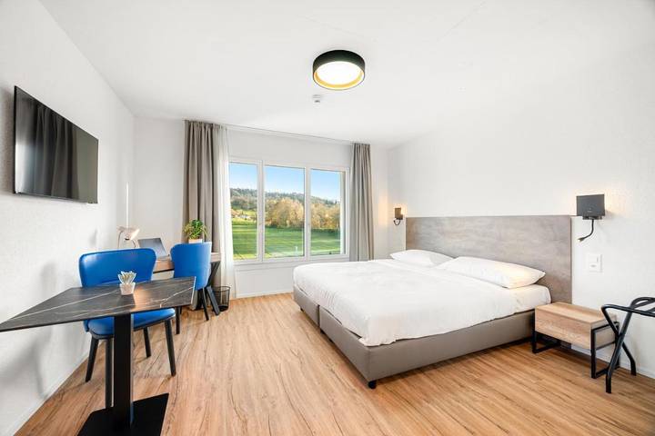 Hôtel pour 2 personnes, avec terrasse, animaux acceptés à Avenches