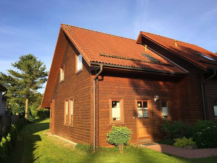 Ferienhaus für 4 Personen, mit Terrasse und Sauna, mit Haustier