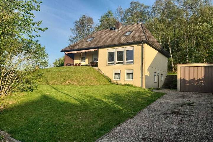 Ferienwohnung für 3 Personen, mit Garten, mit Haustier in Poppenhausen