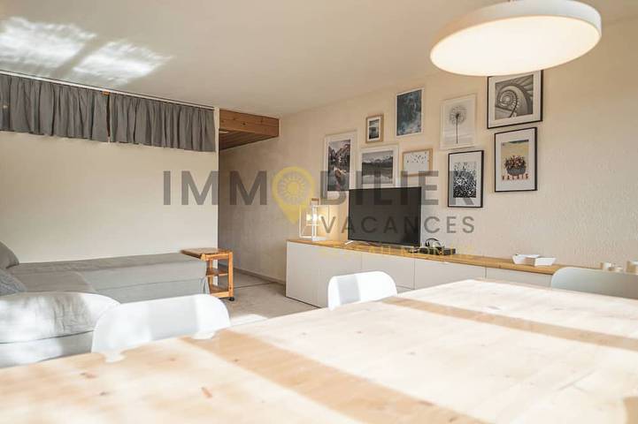 Ganze Wohnung, 2 pièces agréable et confortable, rez-de-chaussée/jardin, d'une petite résidence au centre de Chando in Chandolin, Anniviers