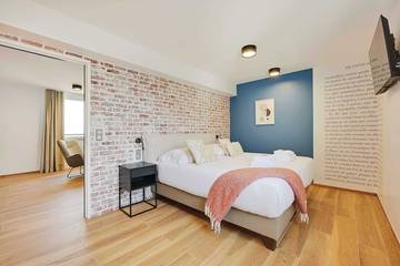 Appartement De Vacances pour 4 Personnes dans Vanves, Hauts-de-Seine, Photo 4