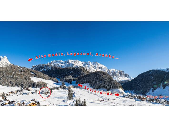 Appartamento intero, Appartamento "Panoramico Haus Forelle" con vista montagna e giardino in posizione panoramica in Selva di Val Gardena, Dolomiti Superski