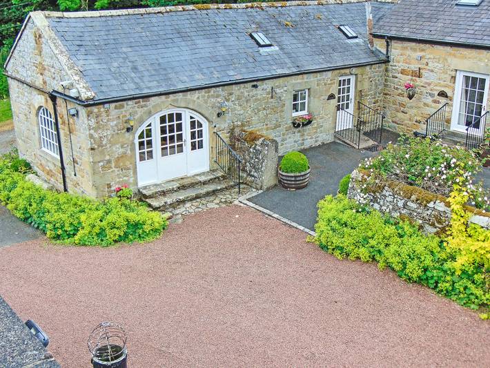 Log cabin for 2 people in Northumberland