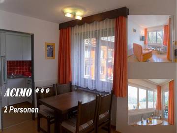 Cottage pour 2 personnes, avec vue et balcon, adapté aux familles à Saas-Fee