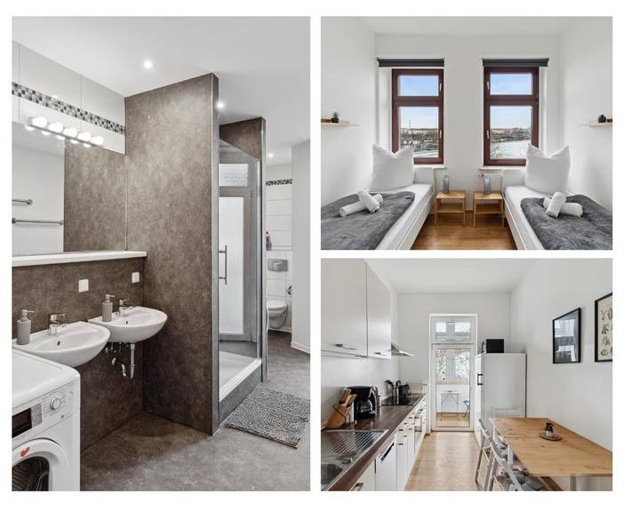 Ferienwohnung für 13 Personen, mit Ausblick und Terrasse in Leipzig-Ost - 3